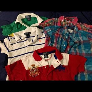 Lot of 5 baby boys Ralph short sleeve shirts